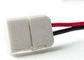 3528 bande de connecteur simple de bande de la couleur LED pour câbler 8mm 6 pouces de longs fournisseur