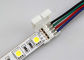 Couleur multi de connecteur de bande du fil LED de Solderless personnalisable tout angle fournisseur