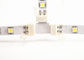 Bande d'angle de forme de T pour dépouiller le connecteur mené, connecteurs menés de lumière de bande de SMD 5050 fournisseur
